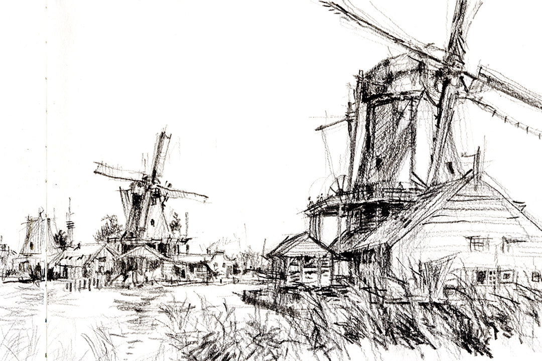 2019 Netherlands - Windmills at Zaanse Schans